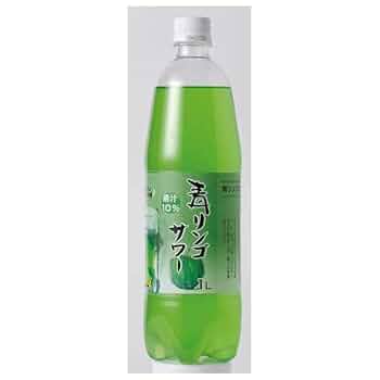 Amazon.co.jp: 友桝 青りんごｻﾜｰ 1000ml x 15本 [ケース販売